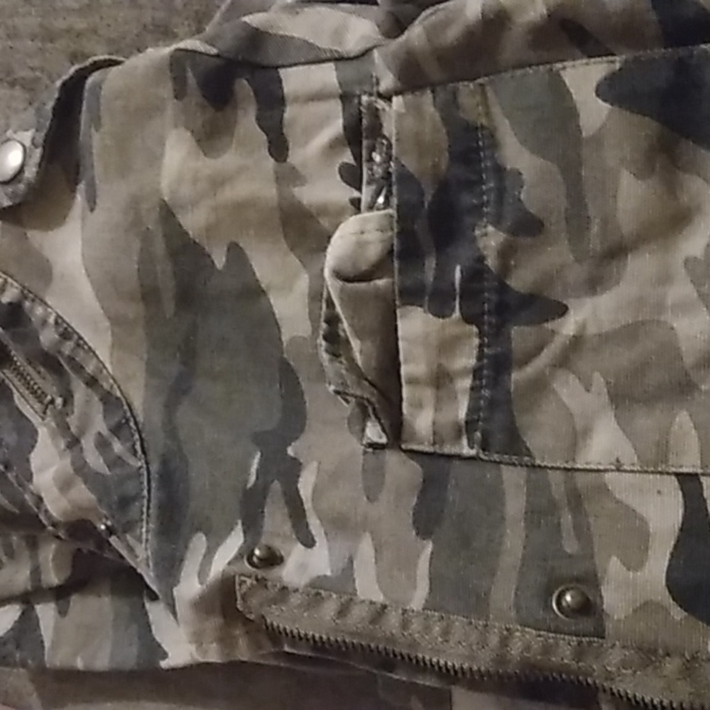 AQUA SMALL small army fatigue ladies Jack